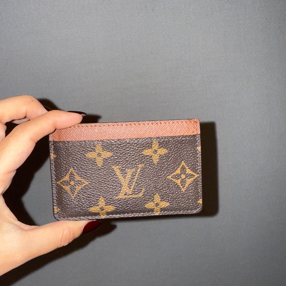 Louis Vuitton Brown and Tan Monogram Wallet